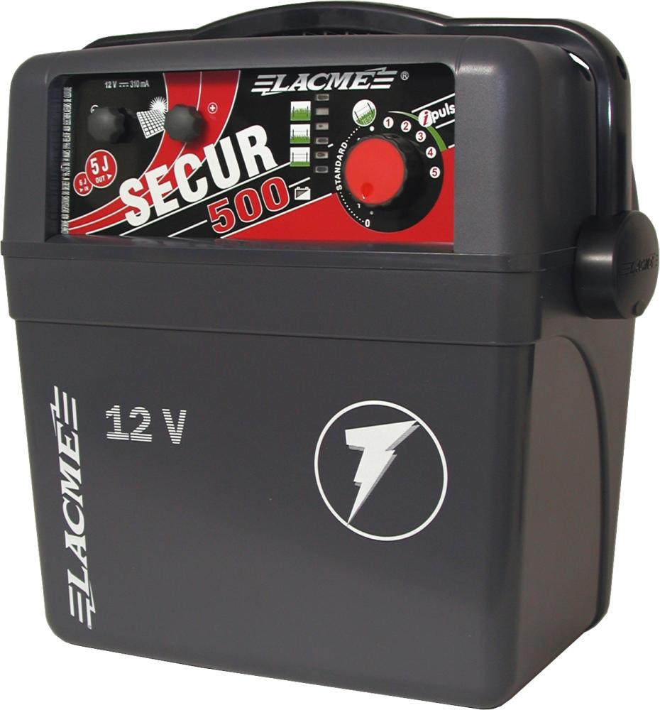 Elettrificatore Per Recinto Lacme Secur 500 12V – 5000 MJ, Robusto E Professionale